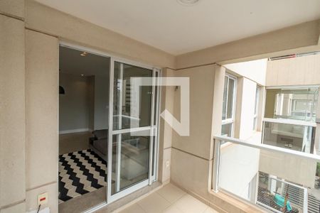 Varanda Sala de Estar/Jantar de apartamento à venda com 1 quarto, 45m² em Bosque, Campinas