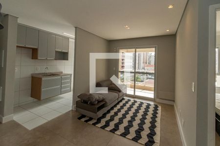 Sala de Estar/Jantar de apartamento à venda com 1 quarto, 45m² em Bosque, Campinas