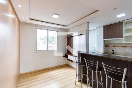 Sala/cozinha   de apartamento para alugar com 2 quartos, 46m² em Marechal Rondon, Canoas