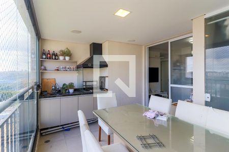 Sala de Jantar/Varanda Gourmet de apartamento à venda com 2 quartos, 68m² em Santo Amaro, São Paulo