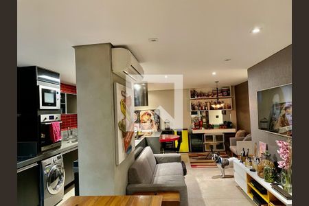 Sala de apartamento à venda com 2 quartos, 74m² em Jardim Ampliação, São Paulo