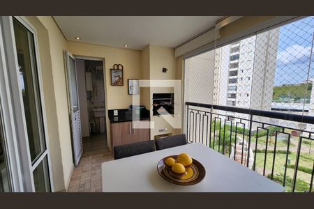 Varanda gourmet de apartamento à venda com 4 quartos, 119m² em Jardim Ermida I, Jundiaí