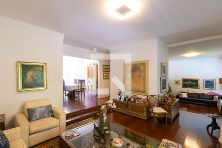 Sala de casa de condomínio à venda com 4 quartos, 1080m² em Bairro das Palmeiras, Campinas