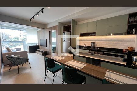 Sala  de apartamento para alugar com 1 quarto, 47m² em Sumaré, São Paulo