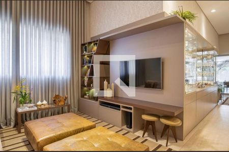 Sala de casa de condomínio à venda com 4 quartos, 329m² em Alphaville Nova Lima, Nova Lima