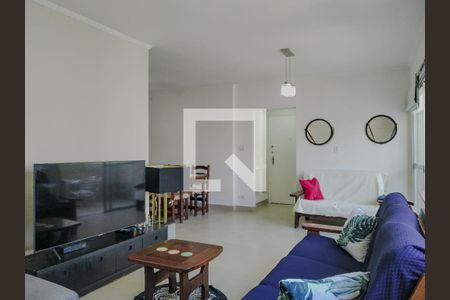 Sala de apartamento para alugar com 3 quartos, 135m² em Pitangueiras, Guarujá