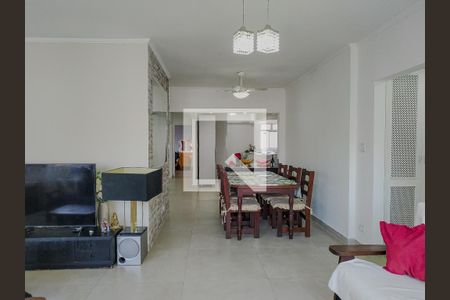 Sala de apartamento para alugar com 3 quartos, 135m² em Pitangueiras, Guarujá