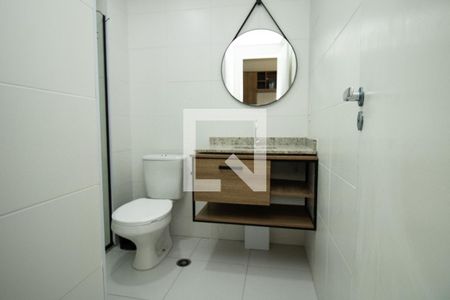 Banheiro, panorâmica  de kitnet/studio para alugar com 1 quarto, 24m² em Vila Olímpia, São Paulo