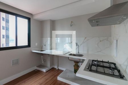 Cozinha e Área de Serviço de apartamento para alugar com 1 quarto, 50m² em Funcionários, Belo Horizonte