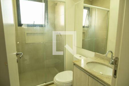 banheiro suite de apartamento à venda com 2 quartos, 61m² em Continental, Osasco