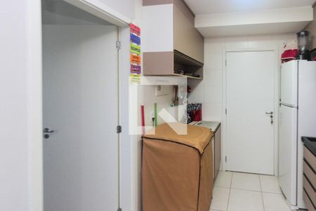 Cozinha de apartamento à venda com 1 quarto, 27m² em Jardim Planalto, São Paulo