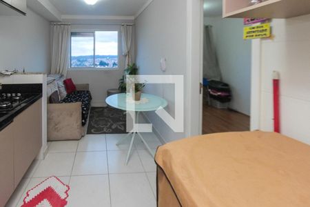 Cozinha de apartamento à venda com 1 quarto, 27m² em Jardim Planalto, São Paulo