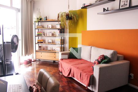 Sala de apartamento à venda com 1 quarto, 70m² em Botafogo, Rio de Janeiro