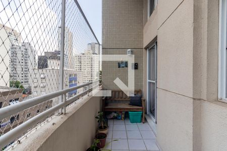 Varanda de apartamento à venda com 2 quartos, 75m² em Itaim Bibi, São Paulo