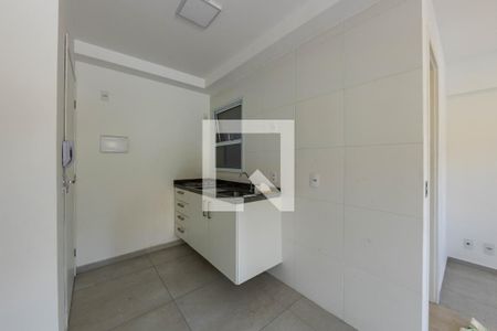 Cozinha de apartamento para alugar com 1 quarto, 25m² em São Lucas, São Paulo