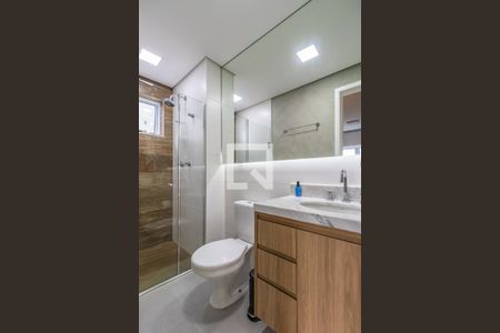 Banheiro da Suíte de apartamento para alugar com 1 quarto, 66m² em Melville Empresarial I E Ii, Barueri