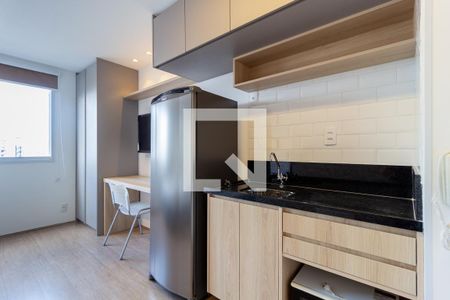 Cozinha de apartamento para alugar com 1 quarto, 19m² em Brás, São Paulo