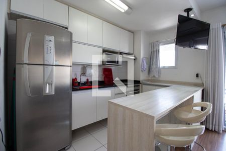 Cozinha de apartamento para alugar com 1 quarto, 37m² em Brooklin Paulista, São Paulo