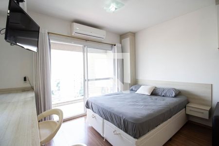 Quarto - Sala de apartamento para alugar com 1 quarto, 37m² em Brooklin Paulista, São Paulo