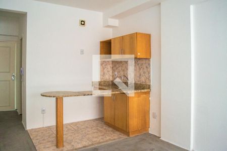 Cozinha  de kitnet/studio à venda com 1 quarto, 35m² em Centro Histórico, Porto Alegre