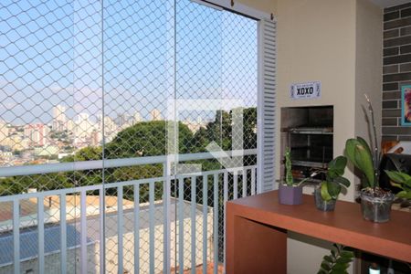 Varanda da sala  de apartamento à venda com 2 quartos, 70m² em Olímpico, São Caetano do Sul