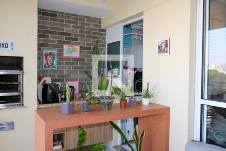 Varanda da sala  de apartamento à venda com 2 quartos, 70m² em Olímpico, São Caetano do Sul