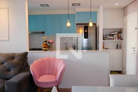 Sala de apartamento à venda com 2 quartos, 70m² em Olímpico, São Caetano do Sul