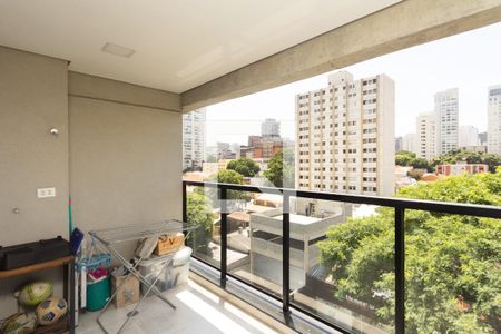 Varanda  de apartamento à venda com 2 quartos, 62m² em Vila Olímpia, São Paulo