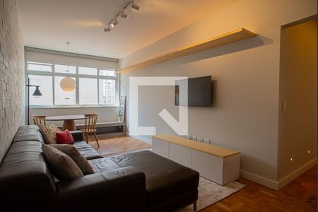 Sala de apartamento à venda com 2 quartos, 80m² em Jardim Paulista, São Paulo