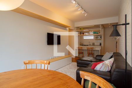 Sala de apartamento à venda com 2 quartos, 80m² em Jardim Paulista, São Paulo