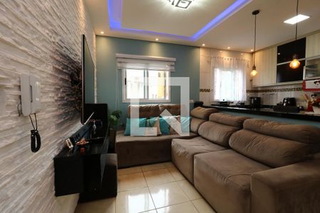 Sala de apartamento à venda com 2 quartos, 54m² em Parque João Ramalho, Santo André