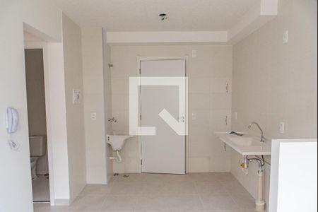 Sala/cozinha de apartamento para alugar com 2 quartos, 34m² em Cambuci, São Paulo