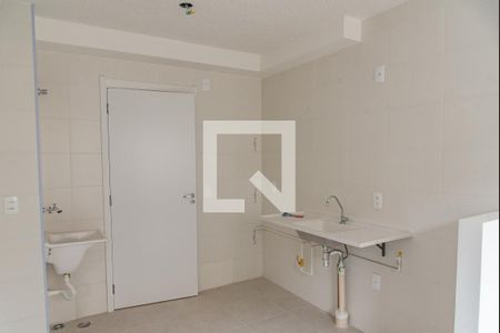 Sala/cozinha de apartamento para alugar com 2 quartos, 34m² em Cambuci, São Paulo