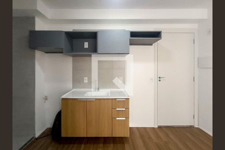 Cozinha  de apartamento à venda com 2 quartos, 35m² em Várzea da Barra Funda, São Paulo