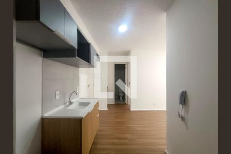 Cozinha  de apartamento à venda com 2 quartos, 35m² em Várzea da Barra Funda, São Paulo