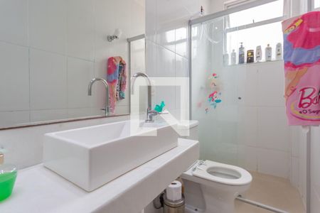 Banheiro da Suíte 1 de apartamento à venda com 3 quartos, 114m² em Santa Lúcia, Belo Horizonte