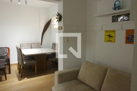 Sala 2 de apartamento para alugar com 1 quarto, 75m² em Gonzaga, Santos