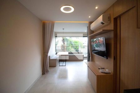 Sala de apartamento para alugar com 1 quarto, 44m² em Paraíso, São Paulo