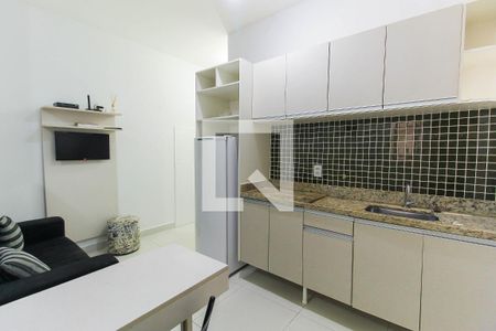 Sala/Cozinha de apartamento para alugar com 1 quarto, 28m² em Mooca, São Paulo