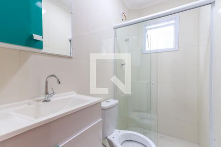 Banheiro de apartamento para alugar com 1 quarto, 35m² em Vila Gustavo, São Paulo