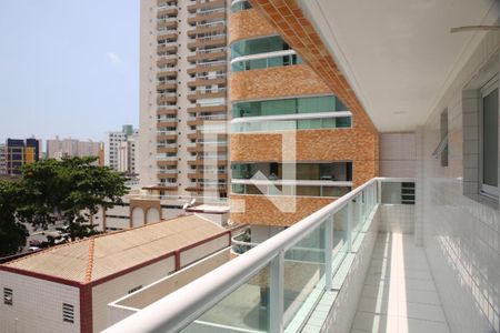 Varanda da Sala de apartamento para alugar com 1 quarto, 41m² em Boqueirão, Praia Grande
