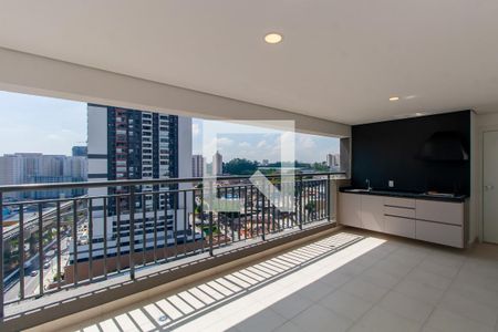 Varanda da Sala de apartamento para alugar com 3 quartos, 121m² em Vila Independencia, São Paulo