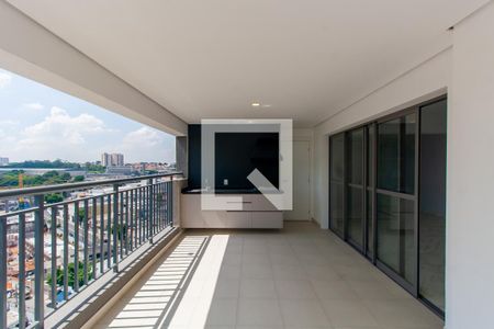 Varanda da Sala de apartamento para alugar com 3 quartos, 121m² em Vila Independencia, São Paulo