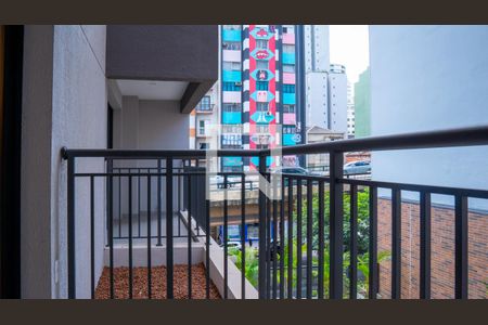 Varanda de kitnet/studio à venda com 1 quarto, 28m² em Vila Buarque, São Paulo