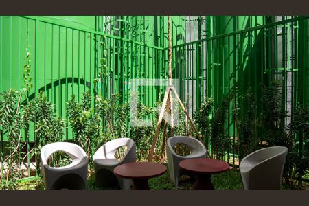 Studio à venda com 28m², 1 quarto e sem vagaChurrasqueira