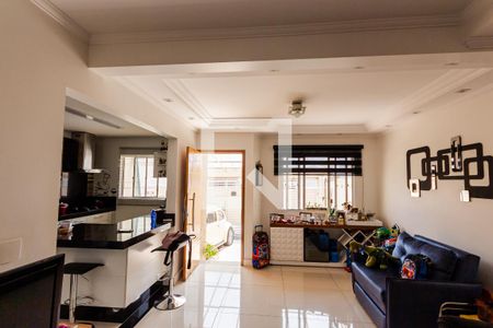 Sala de casa à venda com 3 quartos, 92m² em Vila Curuca, Santo André