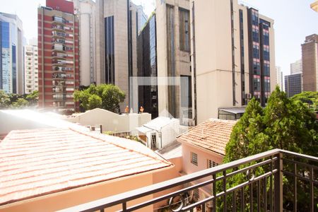 Varanda da Sala de apartamento para alugar com 1 quarto, 42m² em Itaim Bibi, São Paulo