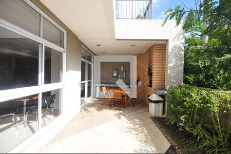 Studio para alugar com 38m², 1 quarto e 1 vagaChurrasqueira