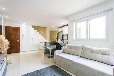 Sala de apartamento à venda com 2 quartos, 140m² em Vila Valparaiso, Santo André