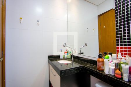 Banheiro do quarto 1 de apartamento à venda com 2 quartos, 140m² em Vila Valparaiso, Santo André